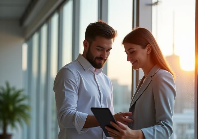 Mammalify Productivity founders collaborating in a bright London office